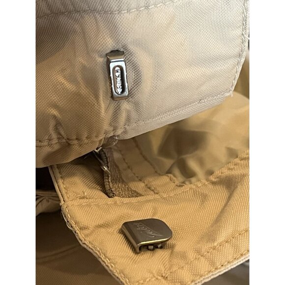 Bogner Beige Polyamid Pants US 56 With Zipper Details & Belt NEW Insulated - Picture 3 of 15